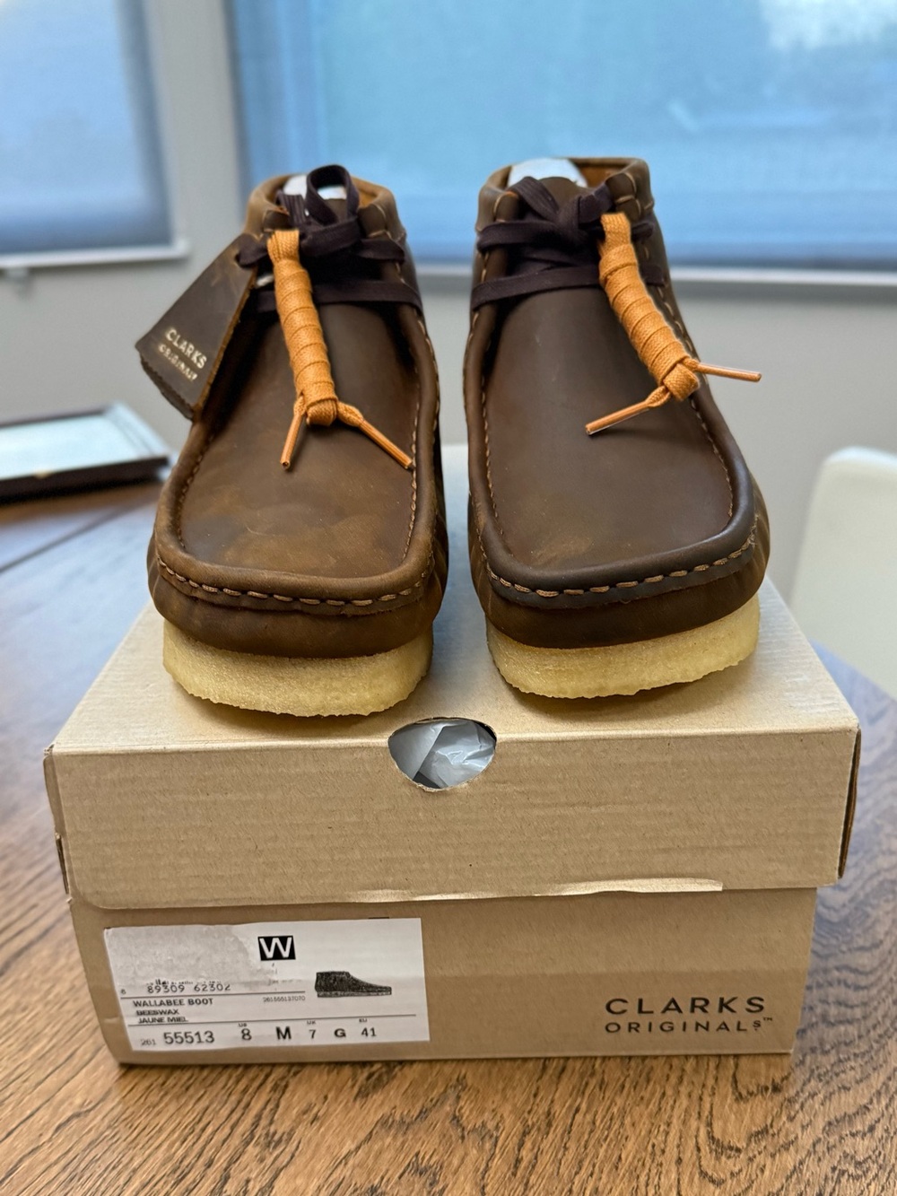 Clarks Men's Originals Wallabee Boots 26155513 Beeswax